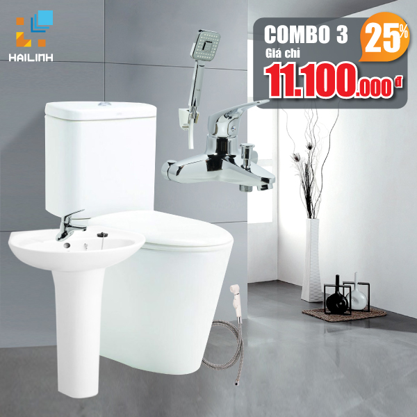 Combo thiết bị vệ sinh Cotto+Belli 03