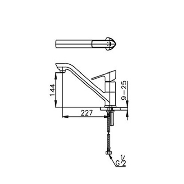 Vòi bếp COTTO CT526A