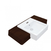 Chậu rửa bán âm bàn COTTO C02717