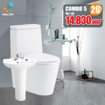 Combo thiết bị vệ sinh Cotto+Belli 05