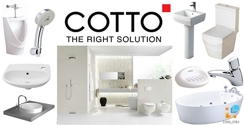 Thiết bị vệ sinh Cotto nhiều sản phẩm nổi tiếng