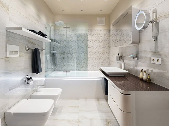 Thiết kế phòng tắm sang trọng với thiết bị vệ sinh Cotto năm 2018