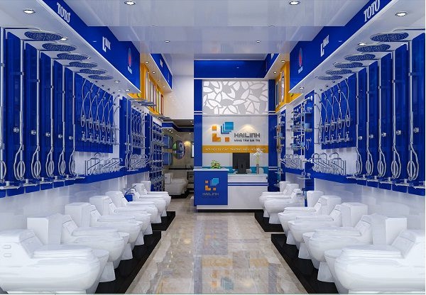 Showroom thiết bị vệ sinh Hải Linh