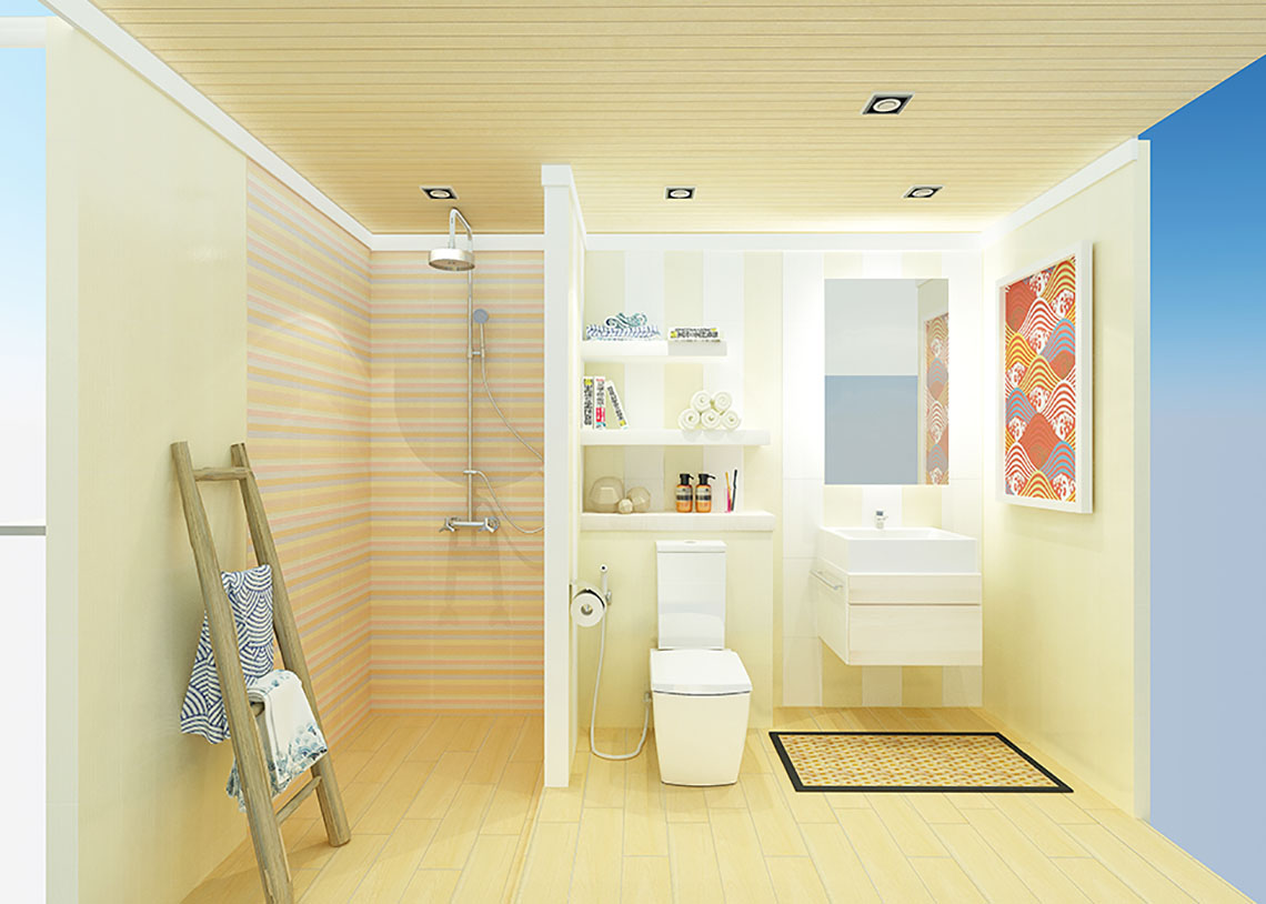 Kỹ thuật thiết kế phòng tắm đẹp dễ dàng chọn thiết bị vệ sinh
