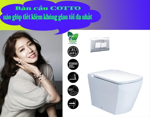 Nên mua loại bồn cầu Cotto nào để tiết kiệm không gian nhất?