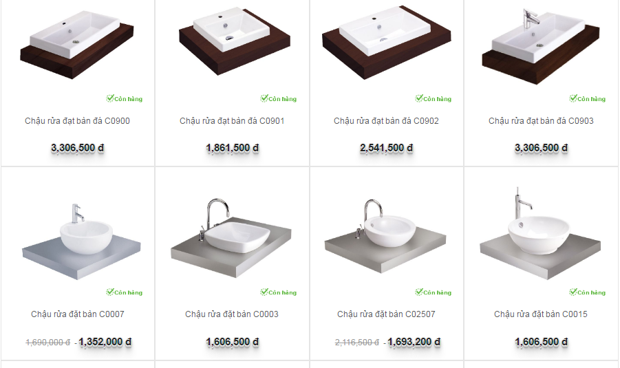 Chậu rửa cotto
