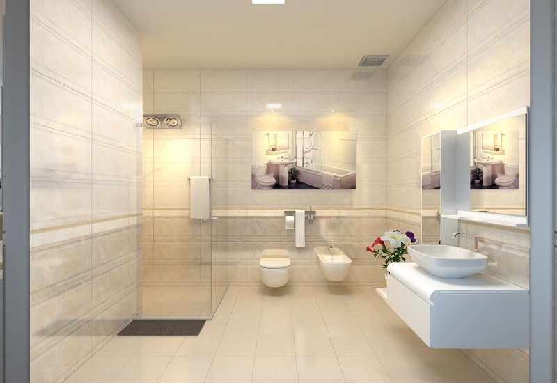 Bồn cầu âm tường cotto sử dụng nhiều trong gia đình