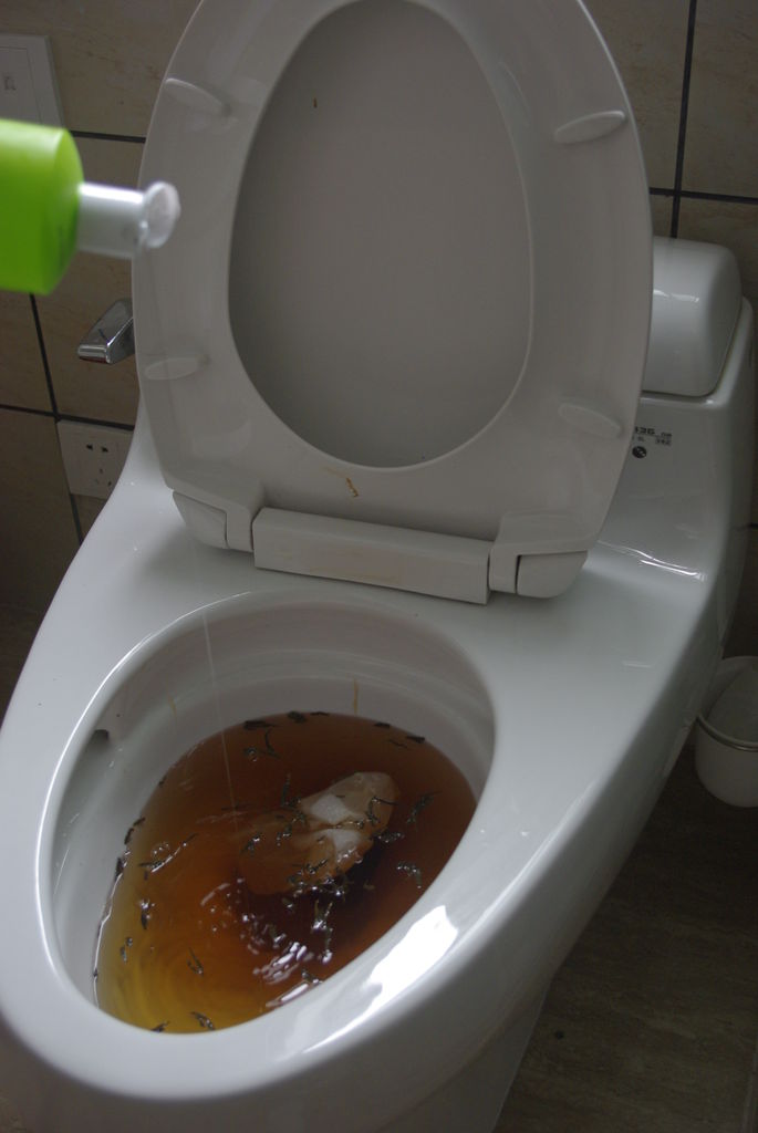 bồn cầu tắc