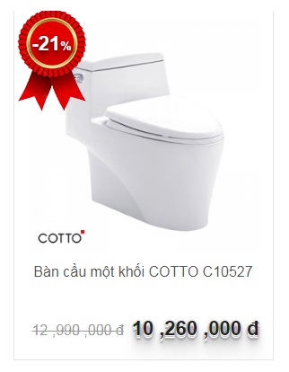 Bồn cầu 1 khối Cotto C10527
