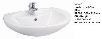 6. Chậu treo C0107, giá 1.690.000đ (còn 1.183.000đ)