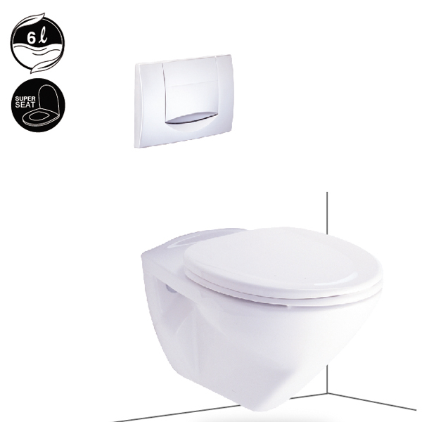 c199 Bàn cầu treo tường C199