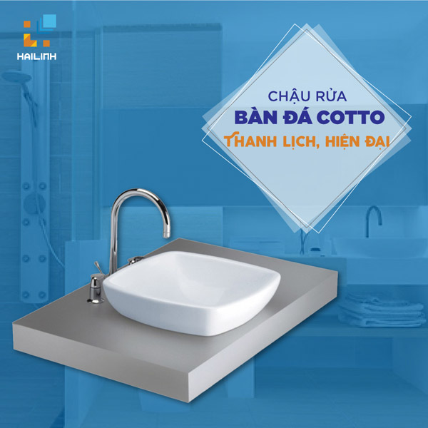 Chậu rửa bàn đá Cotto
