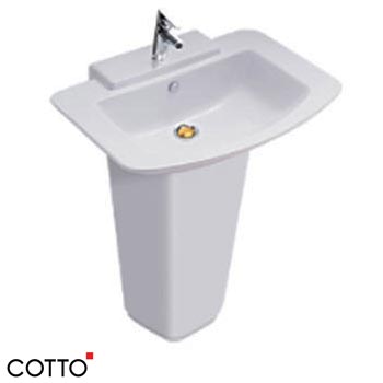 Chậu rửa treo tường chân dài C01467/C4116