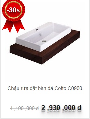 chau-rua-dat-ban-c0900 Chậu rửa bàn đá Cotto C0900