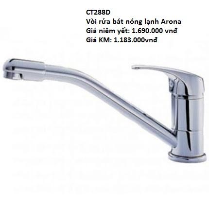 9. Vòi rửa bát CT288D giá 1.690.000đ (còn 1.183.000đ)