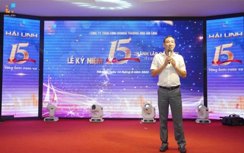 giam-doc-cong-ty-hai-linh Công ty Hải Linh vừa kỷ niệm 15 năm thành lập.