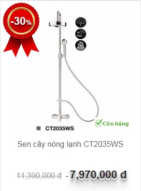 sen-cay-nong-lanh-ct2035ws Sen cây nóng lạnh Cotto CT2035WS