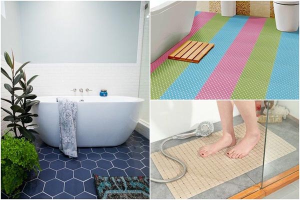 Sử dụng thảm chống trơn trượt