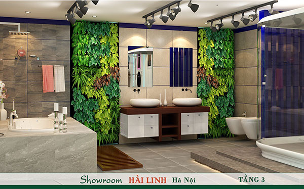 Không gian trưng bày thiết bị vệ sinh & bếp điện từ