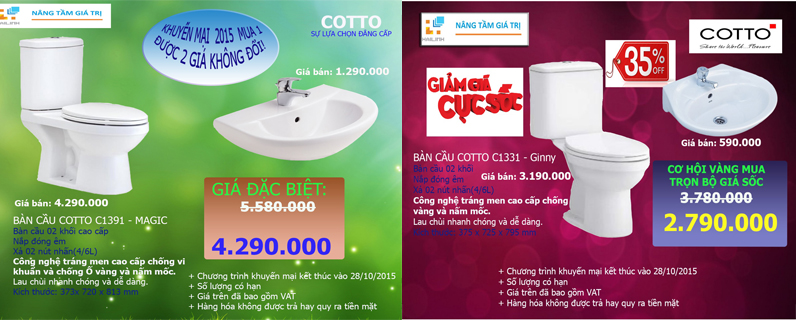 thiết bị vệ sinh cotto