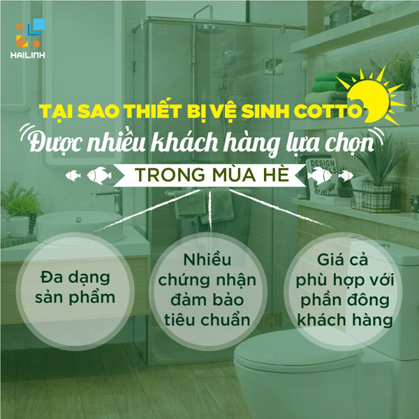 Vi sao nen chon thiet bi ve sinh COTTO