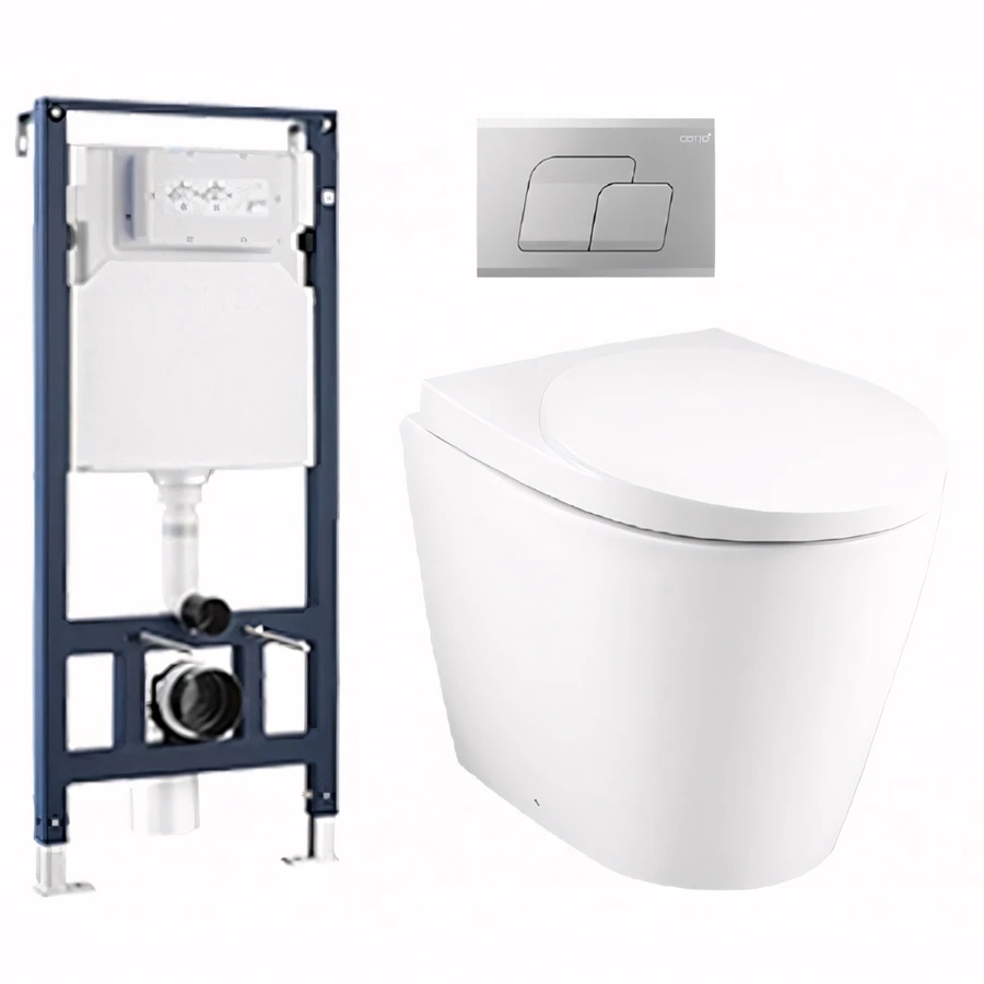 Ảnh Bồn cầu âm tường Cotto SC19517(F)+C962000+C942100 1