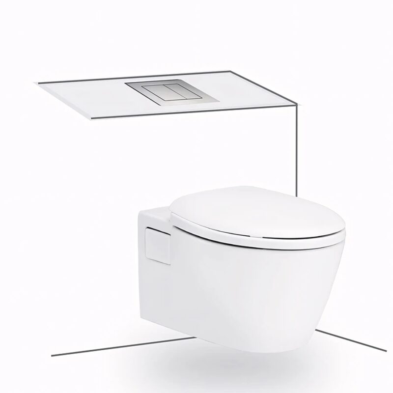 Ảnh Bồn cầu âm tường Cotto SC1986(T) 1