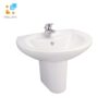 Ảnh Chậu rửa treo tường Cotto C0107+C4201 1
